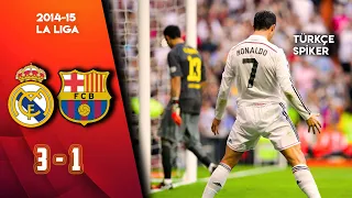 Real Madrid 3-1 Barcelona | 2014-15 La Liga - Türkçe Spiker