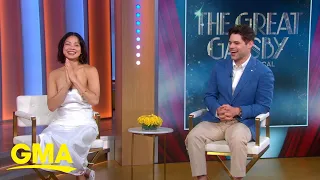 Jeremy Jordan, Eva Noblezada talk ‘The Great Gatsby’