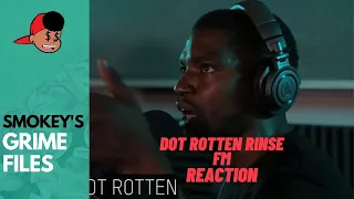 American Rapper First Time Hearing DOT ROTTEN - Rinse FM - P Money Diss Sir Spyro - (Grime Files)