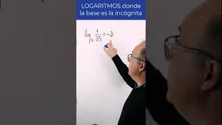 ✅ LOGARITMO donde la BASE es una INCÓGNITA ⚠️ 💪 #matematicas