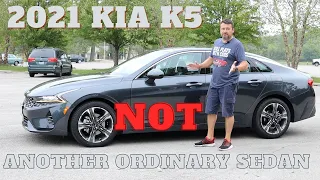 2021 Kia K5 is NOT just another "ordinary" sedan, Walk around and test drive | Matt the car guy.