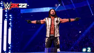 WWE 2K22: AJ Styles vs Edge Gameplay - Legend Difficulty || WWE2K22 | #WWE2K #ajsty #edge #wwe , #tg
