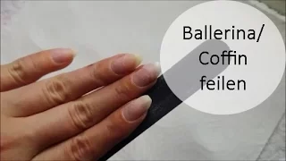 Ballerina/Coffin Nails feilen | welche Tips verwende ich