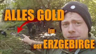 GOLD & SILBER selber finden im Erzgebirge - Goldwaschen in Deutschland