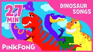 Tyrannosaurus Rex dan 23+ lagu| Lagu Dinosaurus | + Kompilasi | Lagu Pinkfong untuk Anak