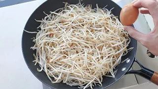 If you add the bean sprouts egg, a crispy and delicious dish is completed.