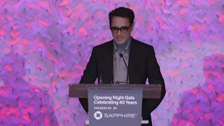 Robert Downey Jr. Presents the 2024 Trailblazer Award to Christopher Nolan
