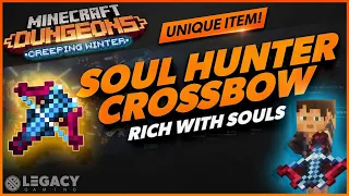 Minecraft Dungeons - SOUL HUNTER CROSSBOW | Unique Item Guide | Creeping Winter DLC