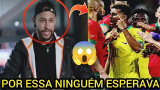 😥TRISTEZA! OLHA O QUE NEYMAR FALOU APÓS DERROTA DO BRASIL DIANTE DO MARROCOS POR 2-1