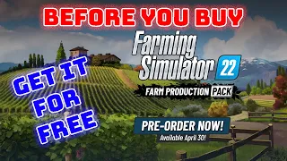 BEFORE YOU BUY!!! Farm Production Pack DLC - Farming Simulator 22