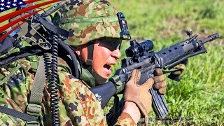 Japanese Soldiers Amphibious Training in USA: Carl Gustaf, AAV, Infantry Combat, Grenade