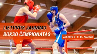 Lietuvos jaunimo bokso čempionatas: Pusfinaliai