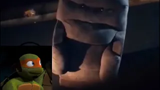 Tmnt Mikey reacts to killer sofa trailer