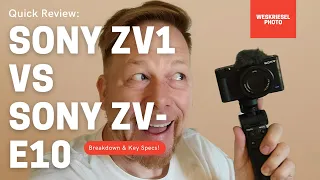 Sony ZV-1 vs Sony ZV-E10: Which camera is the best?