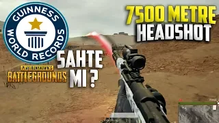 PUBG 7500 METRE DÜNYA REKORU "Sahte" Mi ? (KANITLADIK)