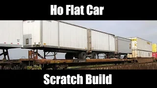 Ho Flat Car Scratch Build part 1