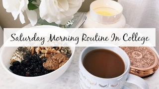 Relaxed Saturday Morning Routine In College | Maggie MacDonald