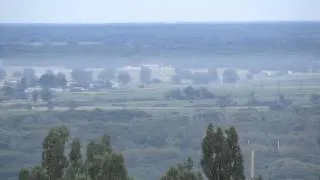 20.07.2014 (20:07), Лисичанск - Украинские военные стреляют из п. Боровское