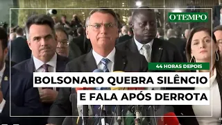 Assista ao discurso de Bolsonaro após derrota nas eleições