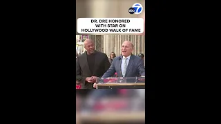 Dr. Dre receives star on Hollywood Walk of Fame