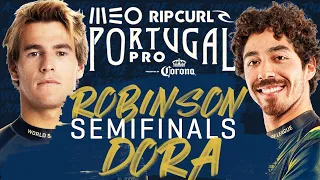 Jack Robinson vs Yago Dora | MEO Rip Curl Pro Portugal - Semifinals Heat Replay