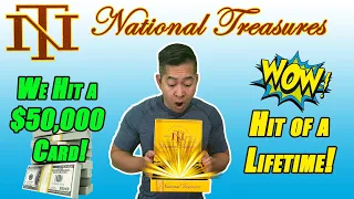 WE HIT A $50,000 CARD! Hit of a Lifetime! 2020-21 National Treasures Basketball!