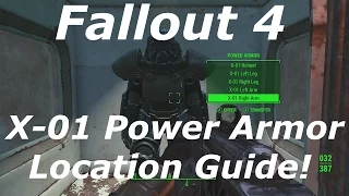Fallout 4 X-01 Power Armor Location Guide! How To Get X-01 Power Armor! (Best Armor In Fallout 4)