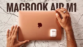 UNBOXING APPLE MACBOOK AIR-M1❤️| THE BEST LAPTOP FOR VIDEO EDITING🔥 | ASMR & CINEMATIC VIDEO GOLD