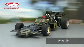 ck-modelcars-video: E. Fittipaldi Lotus 72D #5 Sieger Spanien GP Formel 1 Weltmeister 1972 1:18 MCG