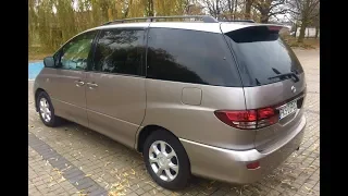 Осмотр Toyota Previa 2.4vvti автомат из Германии