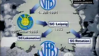 VfB Leipzig - 1. FC Lok Leipzig - VfB Leipzig: Leipziger Fussballgeschichte im Juli 1991