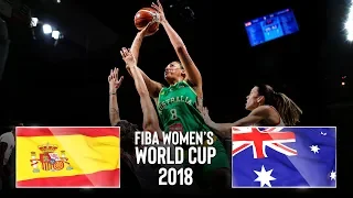 Spain 🇪🇸 v Australia 🇦🇺 - Classic Full Games | FIBA Women's Basketball World Cup 2018