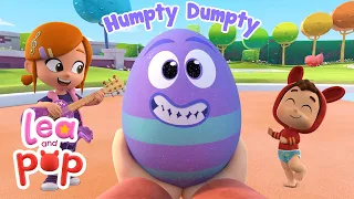 Humpty Dumpty + One Two Buckle My Shoe | Baby Songs with Lea and Pop