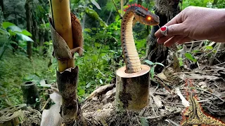 potong bambu berisi pusaka siluman ular