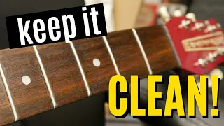 How To Clean Rosewood Fretboards - Guitar Maintenance