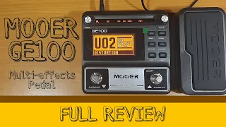 MOOER GE100 Multi-effects Pedal FULL REVIEW - Migs Ganzon