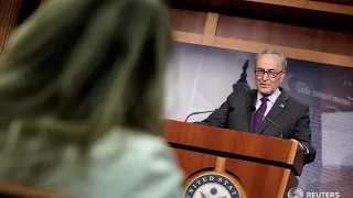 LIVE: Minority leader Chuck Schumer and other Democratic senators hold a news conference