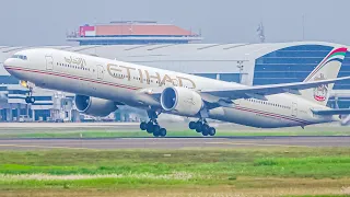 20 Minutes Amazing Jakarta Plane Spotting with a lot of wide bodies (CGK/WII)