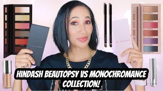 HINDASH MONOCHROMANCE COLLECTION! | Monochromance vs Beautopsy Palette | Full Face Hindash