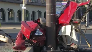 Driver Dies as Car Splits in 2 During Northeast Philly Crash