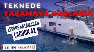 80 - Katamaranda Yaşamaya Başladık  ⛵️ Efsane Lagoon 42 ⛵️ Yelkenli Teknede Yaşam