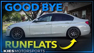 Good Bye Runflats (I accidentally bought standard go flat tires...why I won't go back to runflats!)