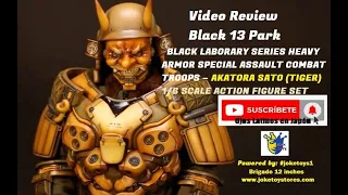 VIDEO REVIEW Black 13 Park TIGER Akatora Sato Action figure #joketoys1