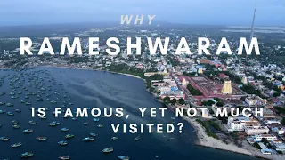 RAMESHWARAM | QUITE A UNIQUE & CINEMATIC ISLAND  | PAMBAN | DHANUSKODI | DRONE VIEW
