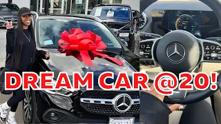 I BOUGHT MY DREAM CAR AT 20! 2022 MERCEDES GLA 250 |CAR TOUR