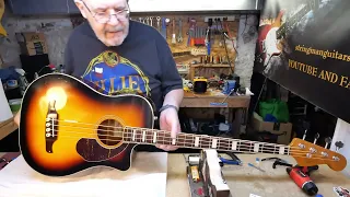 Fender Kingman Acoustic Bass Tuner Issue  EP341
