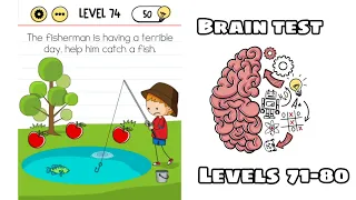 brain test tricky puzzles level 71 72 73 74 75 76 77 78 79 80 walkthrough