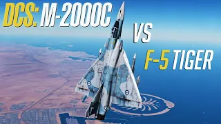 DCS: Mirage 2000C Vs F-5 Tiger Dogfight