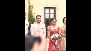 Nisha & Sean @ Oheka Castle | House Of Dipali #shorts #youtubeshorts #weddingshorts