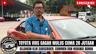 🔴TOYOTA VIOS GAGAH MULUS CUMA 20 JUTAAN⁉️REVIEW MOBIL MURAH PRABU MOTOR KLIK SUBSCRIBER & COMMET‼️